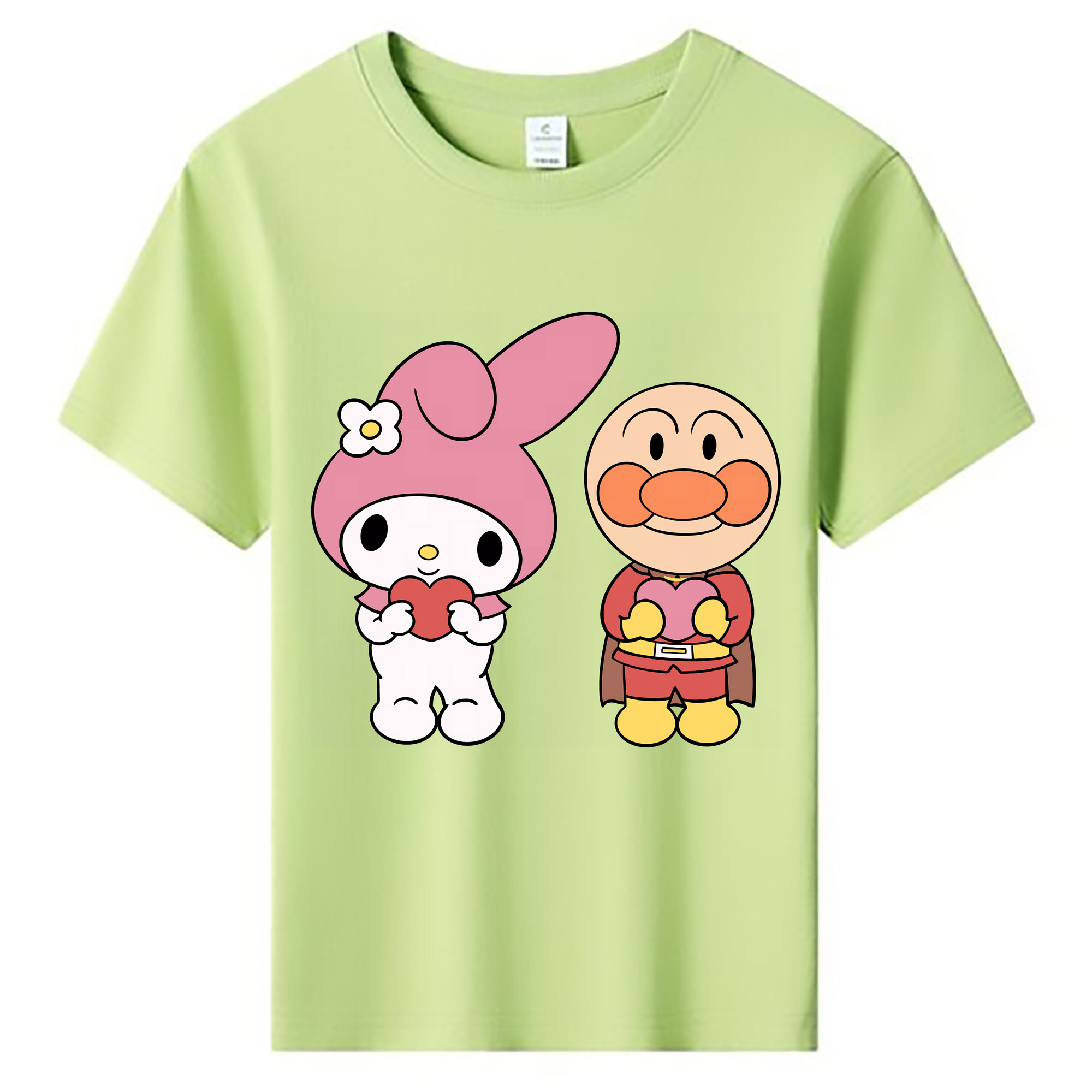 （画像用） アンパンマン Anpanman 綿100％キッズTシャツ（フロントプリント）